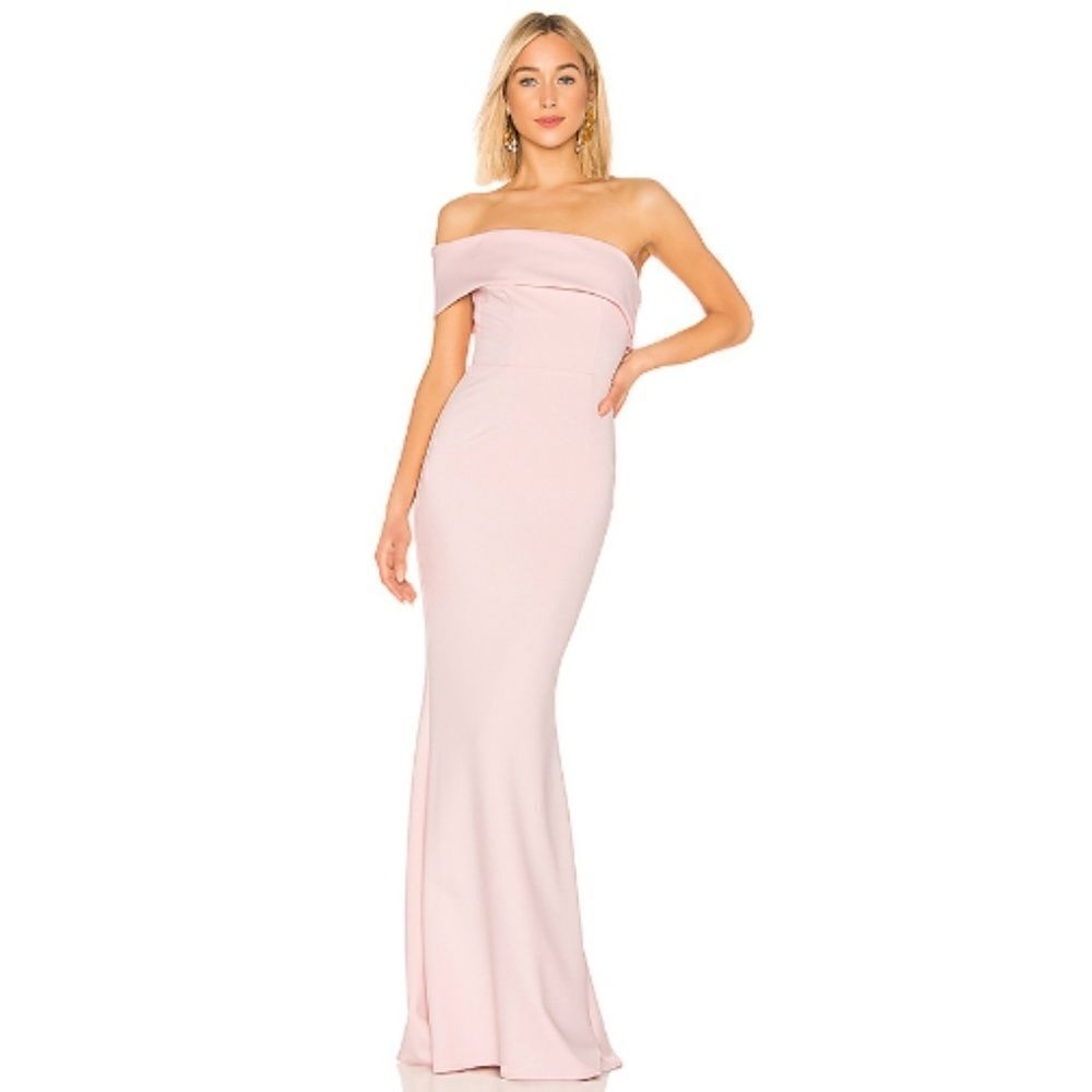 Katie May Titan Gown Blush Bridesmaid Dress